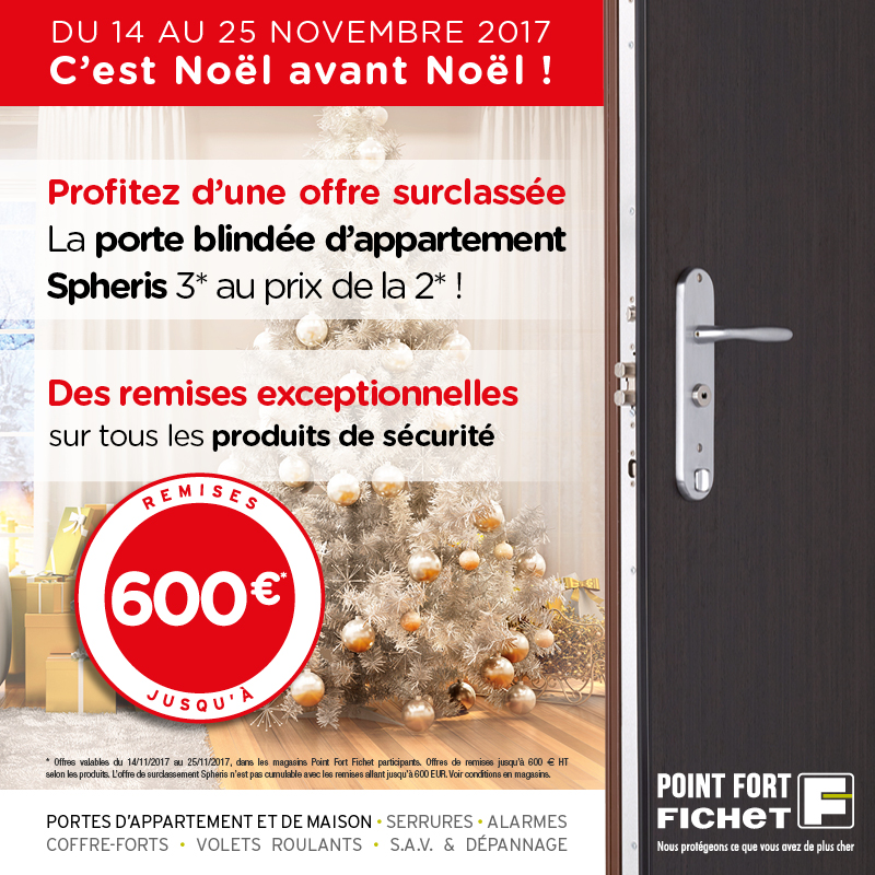 Remise jusqu'à 600 euros sur les produits Fichet Remise jusqu'à 600 euros sur les produits Fichet