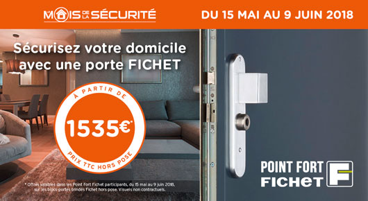 700 Euros de remises sur les portes blindées Fichet à Paris 700 Euros de remises sur les portes blindées Fichet à Paris