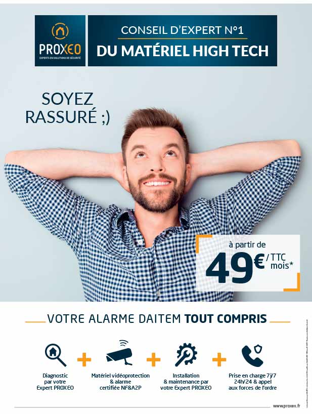 Votre alarme Daitem tout compris à partir de 49€ ttc/mois Votre alarme Daitem tout compris à partir de 49€ ttc/mois