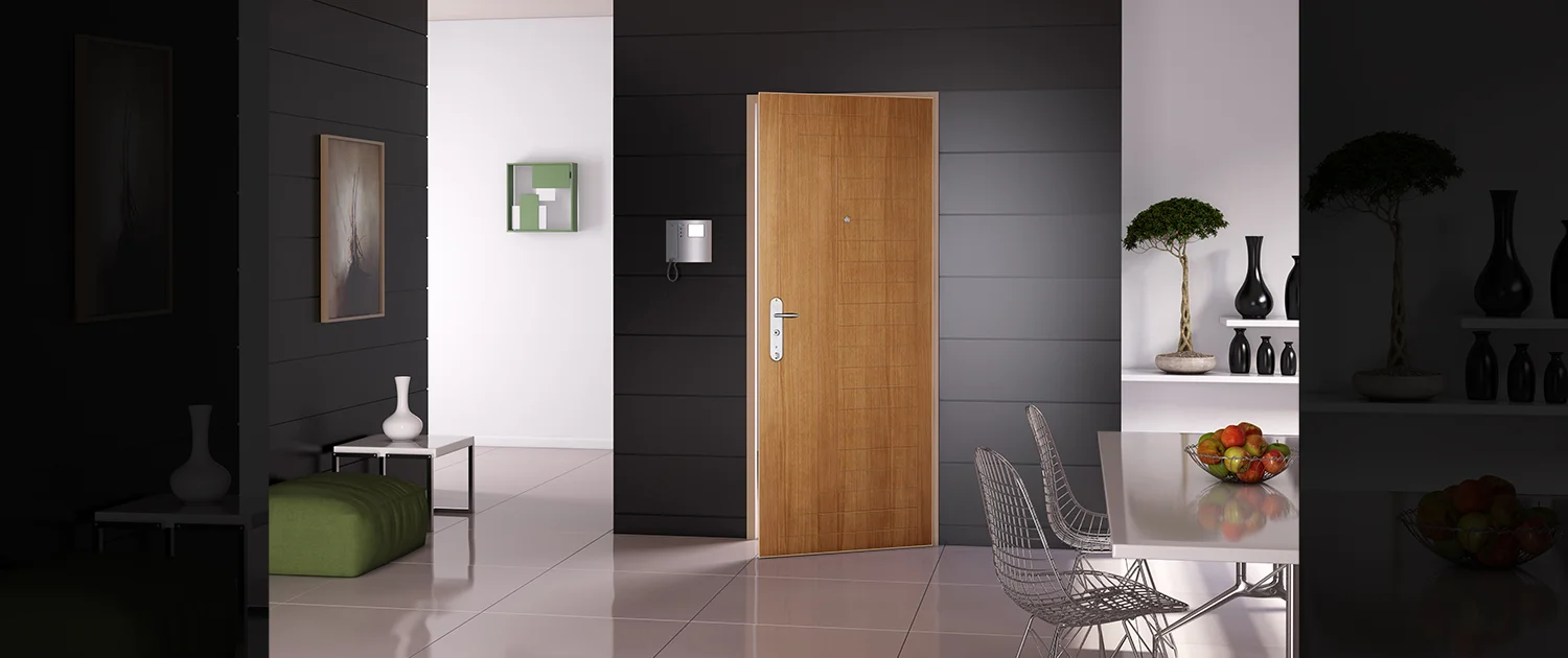 Porte blindée Fichet Sphéris installée dans un appartement parisien — certification A2P